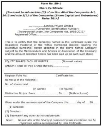 Fintech Harbor Consulting | What is a Share Certificate?